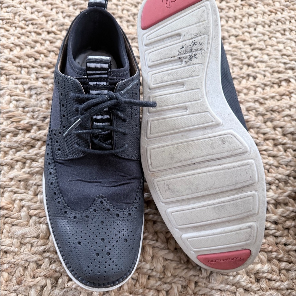 Cole Haan Lunarlon Classic Black Oxford Shoes - Picture 5 of 5